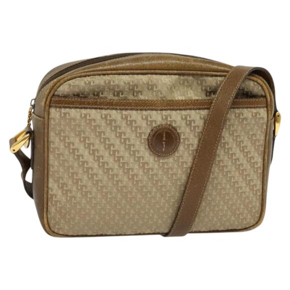 GUCCI Shoulder Bag Canvas Beige Gold 007 115 007 115 - Picture 1 of 16